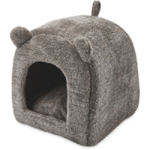 Aldi  Brown Cat Bed With Ears