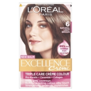 LOréal Paris Excellence Creme Natural Light Brown 6 Permane £5.50