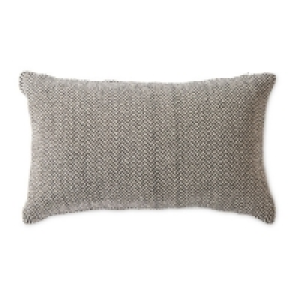 Black Herringbone Cushion
