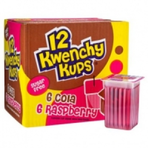Kwenchy Kups Cola & Raspberry 12 Pack £1.00