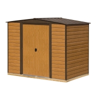 RobertDyas  Rowlinson 8 x 6 Woodvale Metal Apex Shed With Floor
