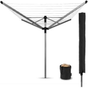Brabantia Lift-O-Matic Advance 4-Arm 50m Rotary Airer with C £69.99