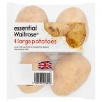 Waitrose  essential Large Baking Potatoes