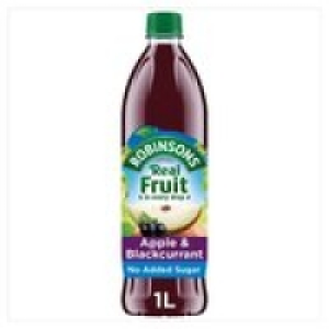 Robinsons Apple & Blackcurrant Squash No Added Sugar £1.65