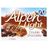 Morrisons  Alpen Light Bars Double Chocolate