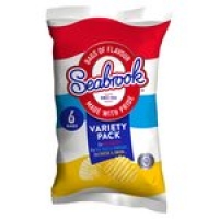 Morrisons  Seabrook Variety Crisps 6 Pack