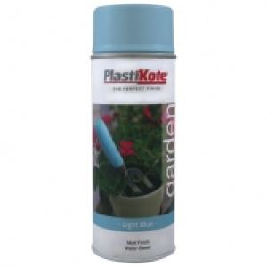 Plastikote Garden Spray Paint 400ml - Light Blue