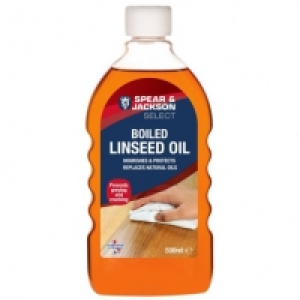 Spear & Jackson Boiled Linseed Oil 500ml