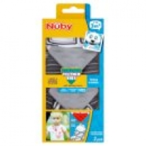 Nuby Bandana Teether Bibs 3m+ 2 Pack