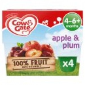 Plum & Apple 100% Fruit Pots 4m+ £1.45
