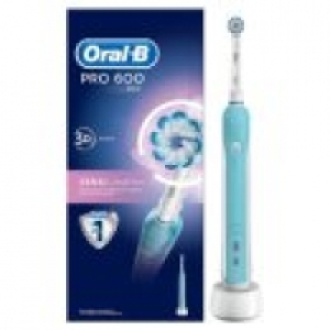 Pro 600 Sensi-Clean Electric Toothbrush Powered By Braun £20.00