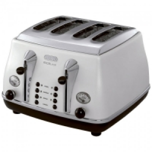 Delonghi Toaster Micalite 4 Slice White