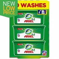 JTF  Ariel 3in1 Pods Washing Capsules 60 Washes
