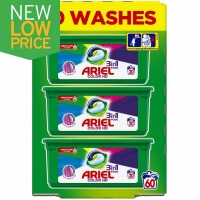 JTF  Ariel 3in1 Pods Colour Washing Capsules 60 Washes