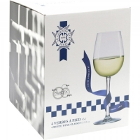JTF  Le Cordon Bleu Wine Glasses Kwaex Crystal 4pk 45cl