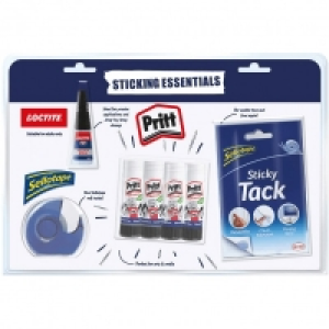 JTF  Sellotape Pritt & Loctite Stationary Pack