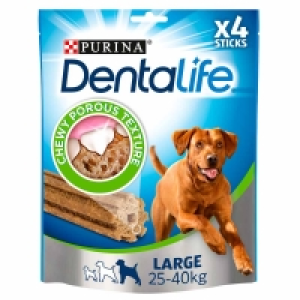 Dentalife 4 pack Daily Oral Care Large Chew Sticks Dog Treat £1.00