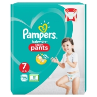 Wilko  Pampers Baby Dry Size 7 Dry Pants 25 pack
