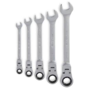 Aldi  5 Piece Flexible Head Spanner Set