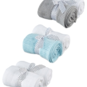 2 Pack Cellular Small Blanket £5.99