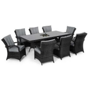 Maze Rattan Texas 8 Seat Rectangular Ice Bucket Dining Set - £1,124.99