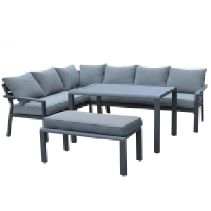 Maze Rattan Verona Corner Sofa Group - Grey £779.93