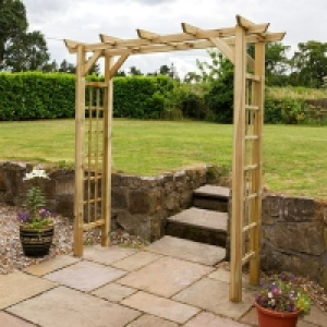 RobertDyas  Zest4Leisure Twilight Wooden Garden Arch