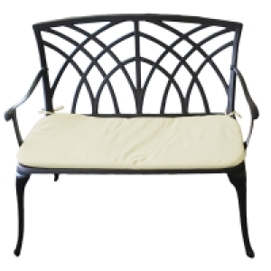 RobertDyas  Charles Bentley Metal Cast Aluminium 2-Seater Bench