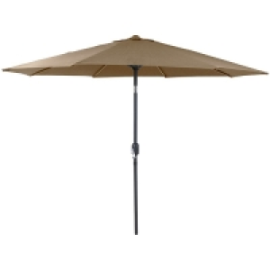 RobertDyas  Charles Bentley 2.7M Metal Crank & Tilt Parasol - Taupe