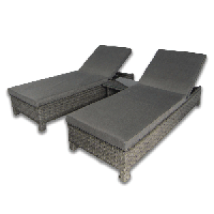 Maze Rattan Victoria Sun Lounger Set £429.93