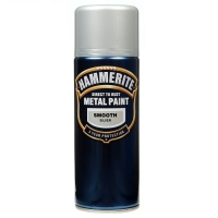 RobertDyas  Hammerite Metal Paint Smooth Silver 400ml