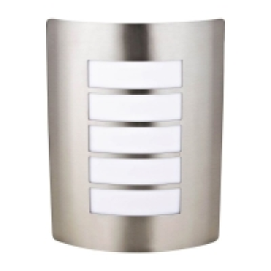 Stainless Steel Modern Panel Garden Outdoor Garden Curved Wa £12.95