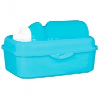 BMStores  2-in-1 Lunch Box with Sipper Bottle - Blue