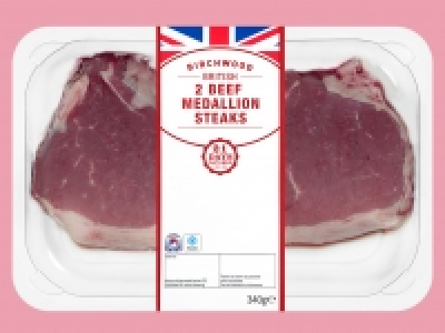 2 Beef Medallion Steaks £2.19