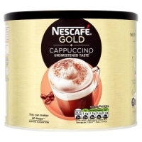 Makro  Nescaf Caf Menu Unsweetened Cappuccino Coffee 1kg