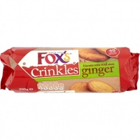 JTF  Foxs Crinkles Crunch Ginger 200g