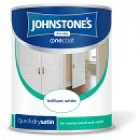 Asda Johnstones Brilliant White Quick Dry Satin Paint