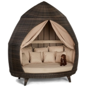 RobertDyas  Maze Rattan Casbah Daybed - Brown