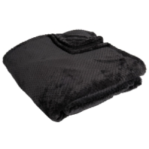 Wilko Black Waffle Throw 200 x 240cm £10.00