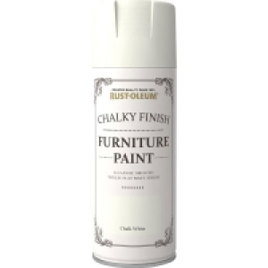 Rust-Oleum Chalk White Chalky Finish Furniture Spr ay Paint  £6.00