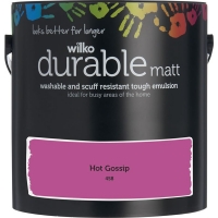 Wilko  Wilko Durable Hot Gossip Matt Emulsion Paint 2.5L