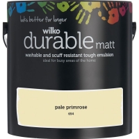 Wilko  Wilko Durable Pale Primrose Matt Emulsion Paint 2. 5L