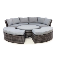 RobertDyas  Maze Rattan Chelsea Lifestyle Suite with Glass Table Top - G