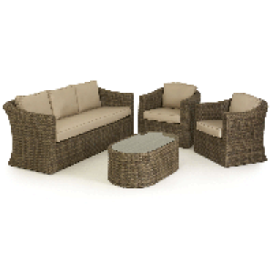 RobertDyas  Maze Rattan Winchester 4-Seater Outdoor Sofa Set