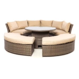 RobertDyas  Maze Rattan Tuscany Lifestyle Suite - Natural