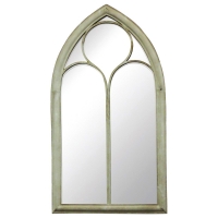 RobertDyas  Charles Bentley Gothic Style Chapel Glass Mirror - Natural S