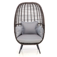 RobertDyas  Maze Rattan Riviera Chair - Grey