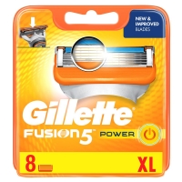 Wilko  Gillette Fusion 5 Power Razor Blades 8 pack