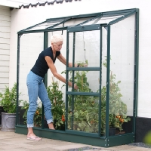 RobertDyas  Vitavia Ida Horticultural Glass Greenhouse with FREE Base - 