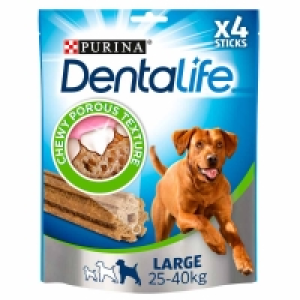 Dentalife 4 pack Daily Oral Care Large Chew Sticks Dog Treat £1.00